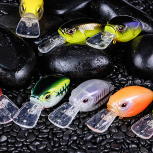 48mm 10g crankbaits mini hard baits wobblers artificial tackle bass bait spinners top water fishing lures 6186
