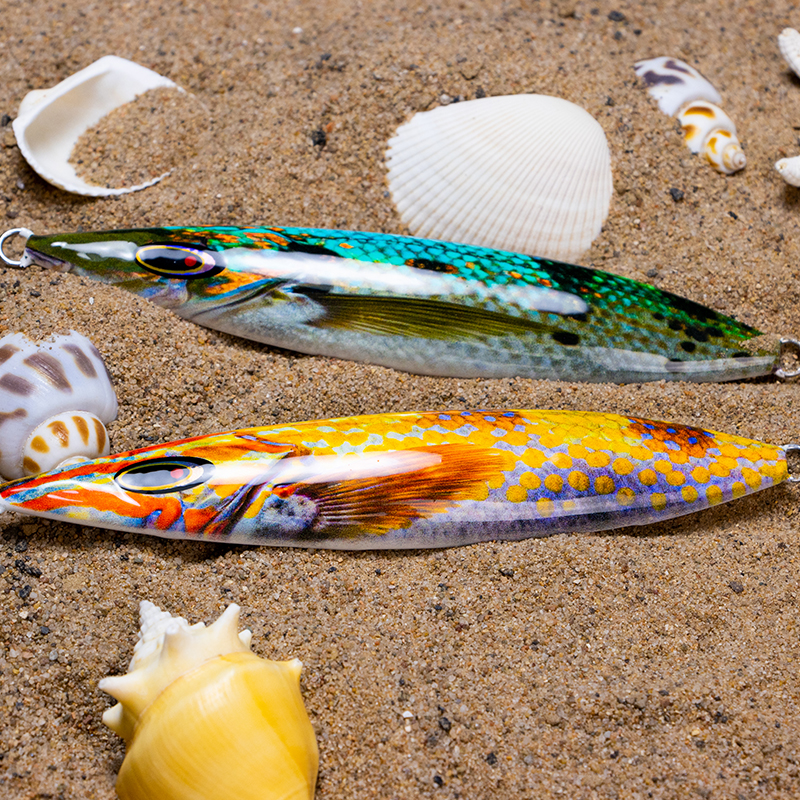 3d printed slow pitch jig realistic offshore lure for tuna grouper wahoo 102