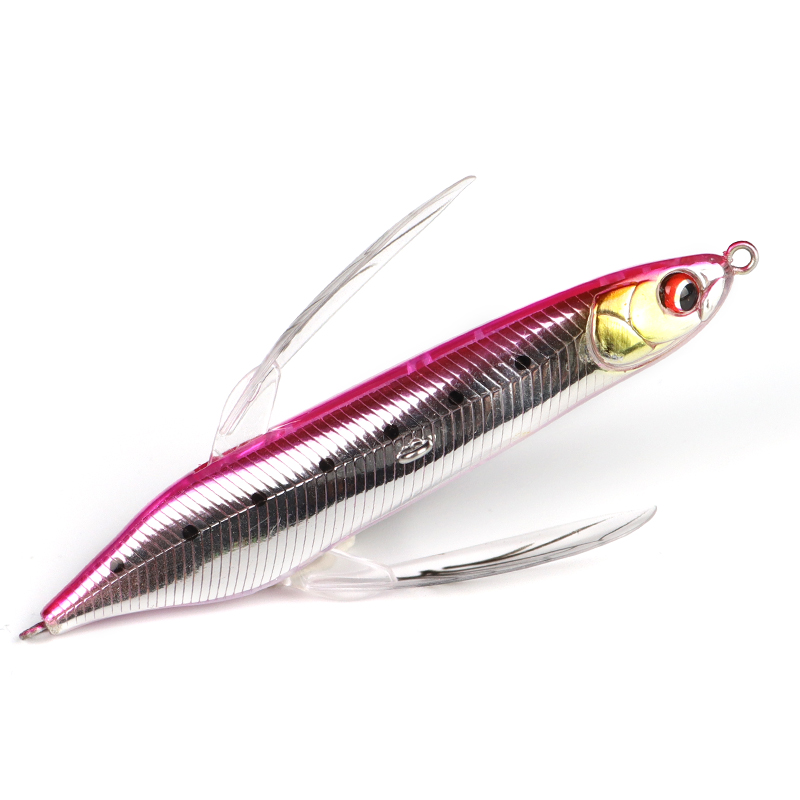 61028 6.5g 80mm Wiggle & Flash Bionic shape Textured Scales