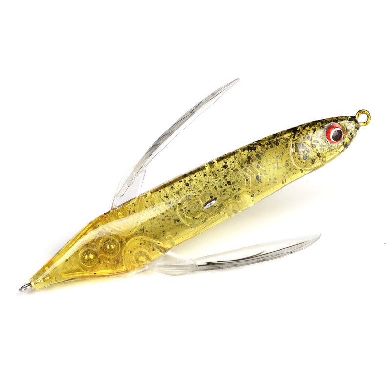 61028 6.5g 80mm Wiggle & Flash Bionic shape Textured Scales - Image 9